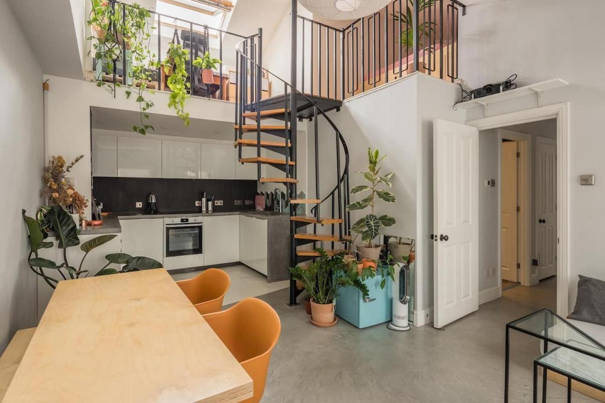 Stylish Georgian Loft 3Beds In Londonアパートメント エクステリア 写真